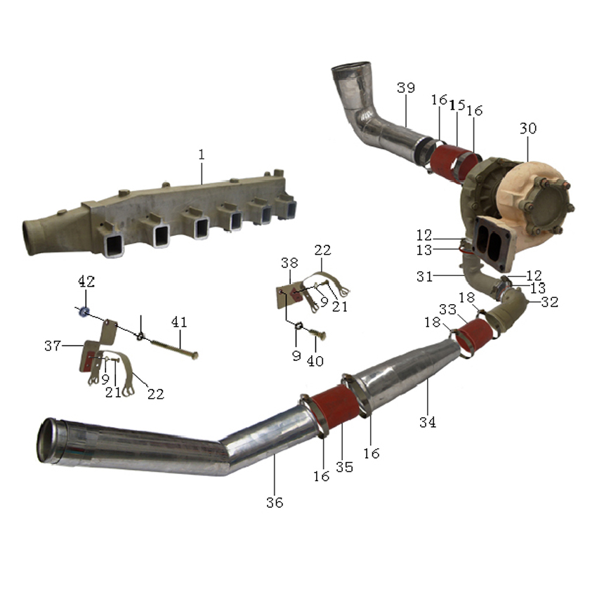 Colector deAmbisión（4Válvulas）