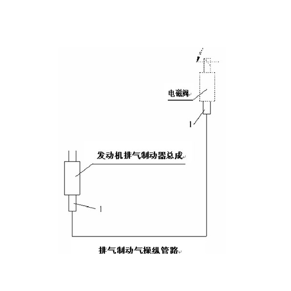 控制气体De Freno de Escape de Motor