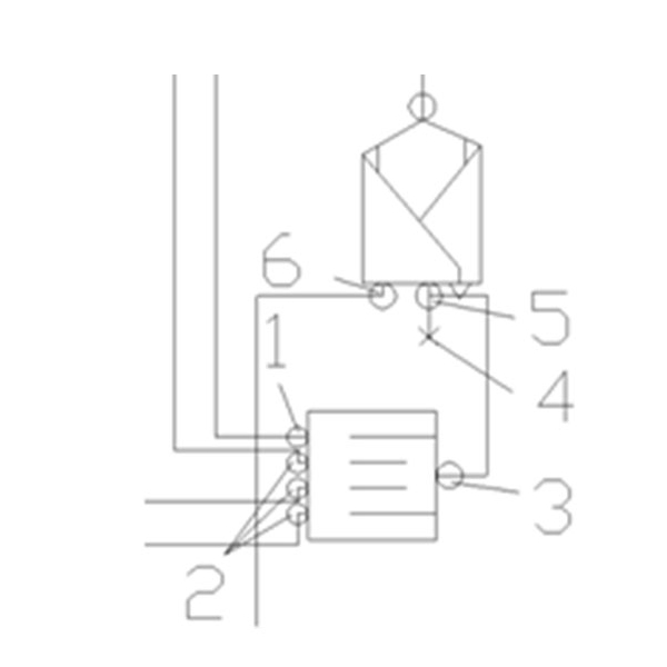 Dryer and four protection valve circuit parts