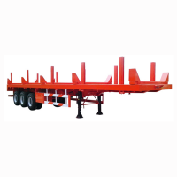 新设计3 AXLE FLATBED SEMI拖车