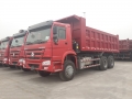 中国重汽HOWO 6 x 4 camion-benne avec橱柜标准，camion à benne 10路，25吨benne