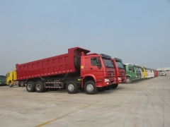 各种类型的Sinotruk Howo 8x4自卸车，12轮自卸车，3轴自卸车