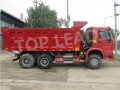 中国重汽HOWO 6 x 4 camion-benne avec橱柜标准，camion à benne 10路，25吨benne