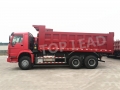 中国重汽HOWO 6 x 4 camion-benne avec橱柜标准，camion à benne 10路，25吨benne