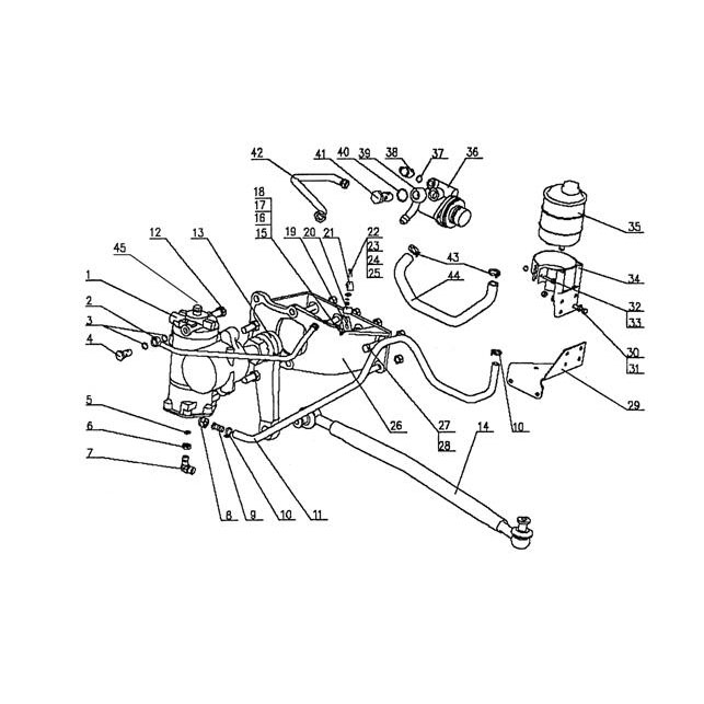 SystèmeDe方向6×4HYDRAULIC