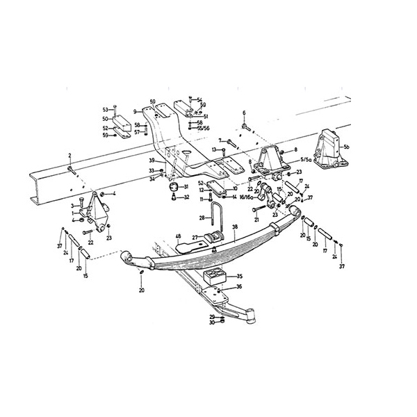 6×4swivel mola esustensão