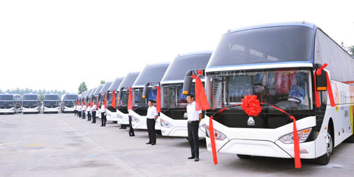 中国重汽大量向SDPTG交付高档客车