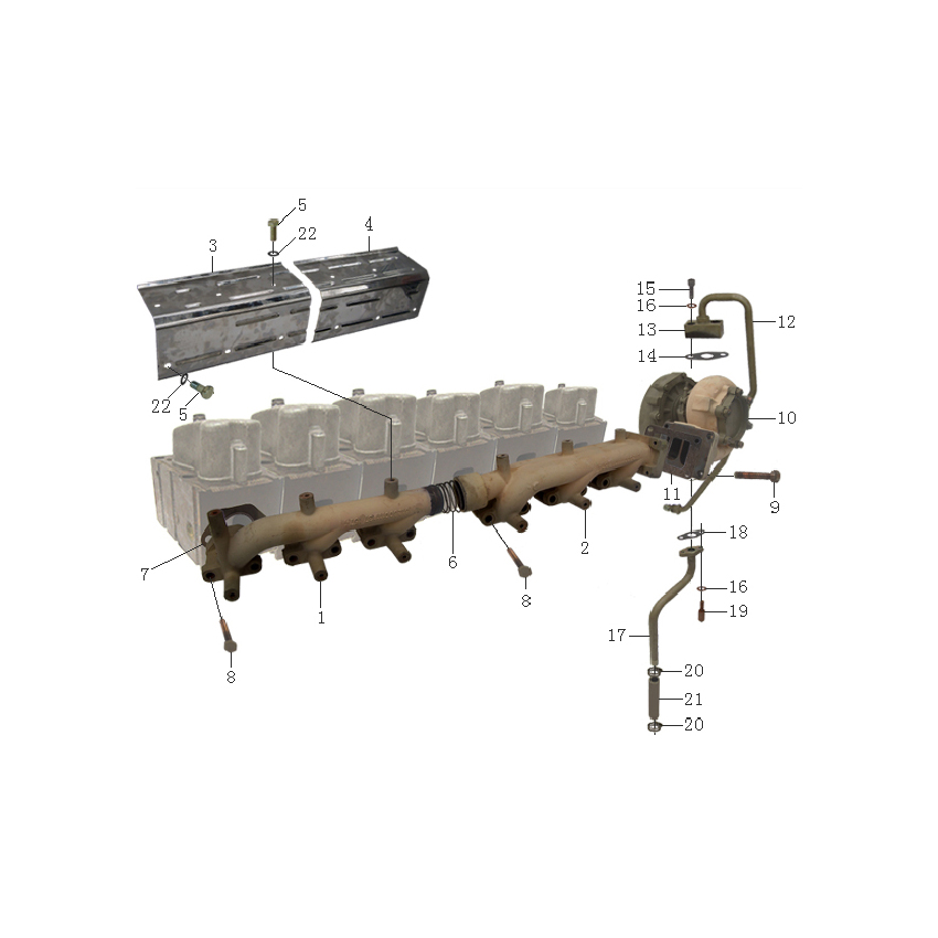 WD615 Tubo deExaustão