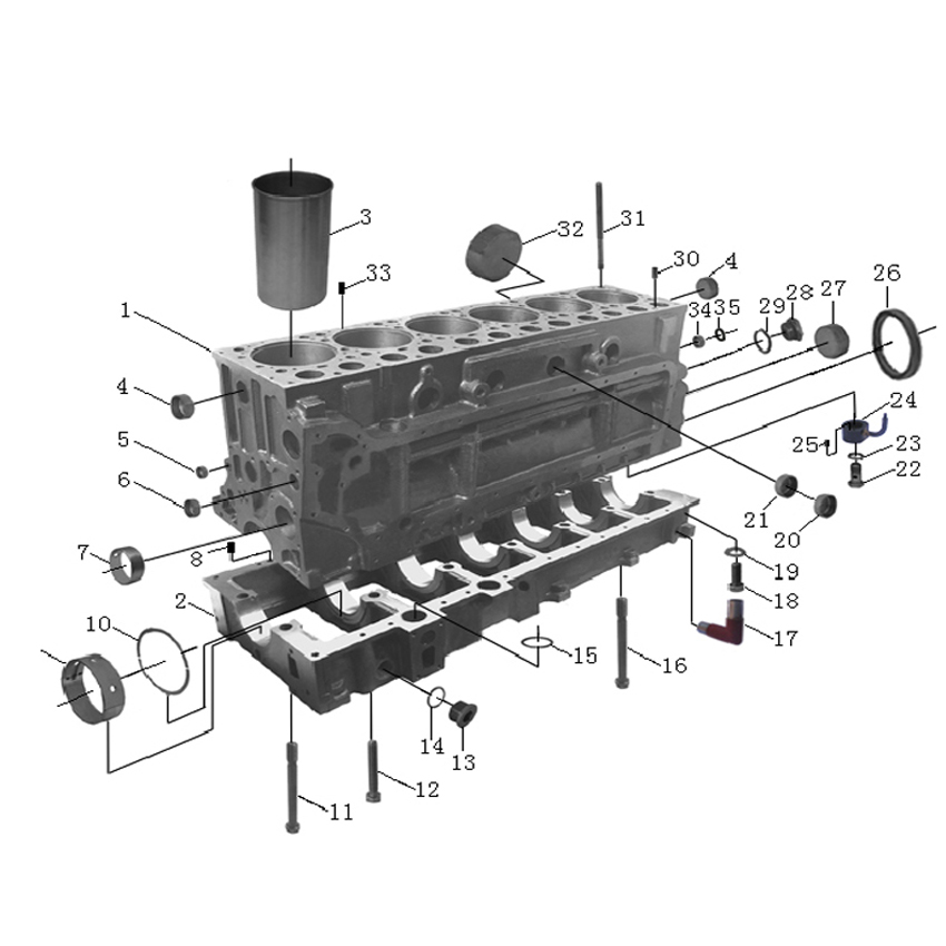 CYLINDER BLOCK,