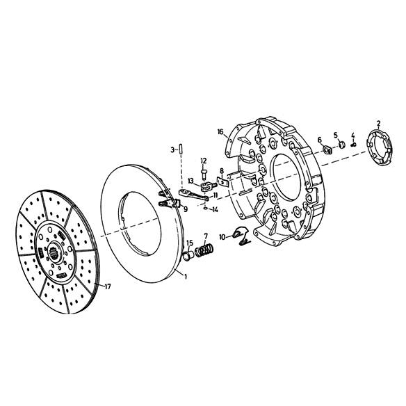 φ420mm离合器