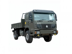 热销Sinotruk Howo 4x4卡车，所有轮子驱动货物卡车，军用卡车
