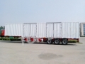 货物箱半拖车，货车拖车，强大的盒子拖车